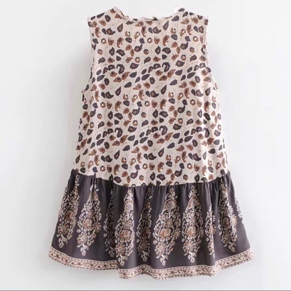 Boho Button Front Tank Top - Picture 5 of 6